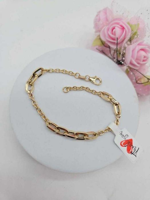 Złota Bransoletka Próba 585 Waga 3,59g Długość 19,5cm