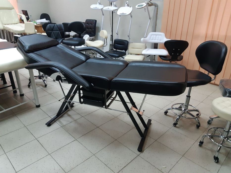 Кушетка косметологічна оригінальна  ls-202 black, чек є