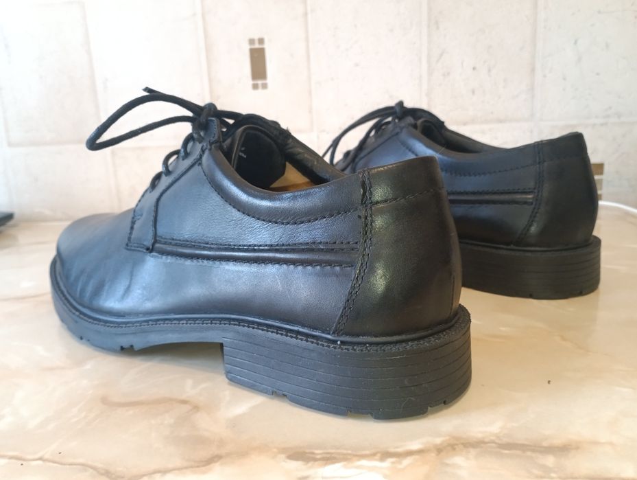 Новые Туфли Полуботинки Clarks 10.5G UK 45EUR Широкие Кожа Англия