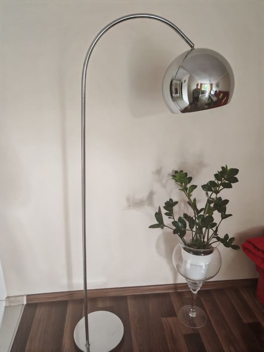 Lampa podlogowa srebrna 160cm GoodHome