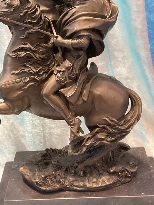 Escultura bronze napoleão 23x32 cm