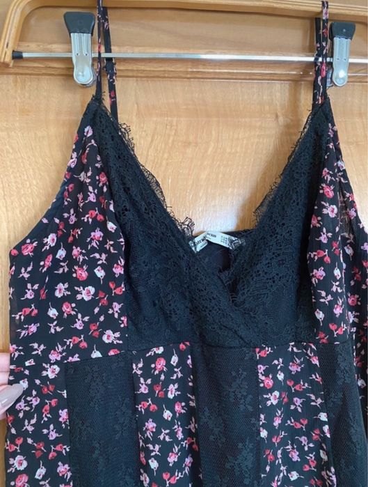 Vestido comprido da Stradivarius