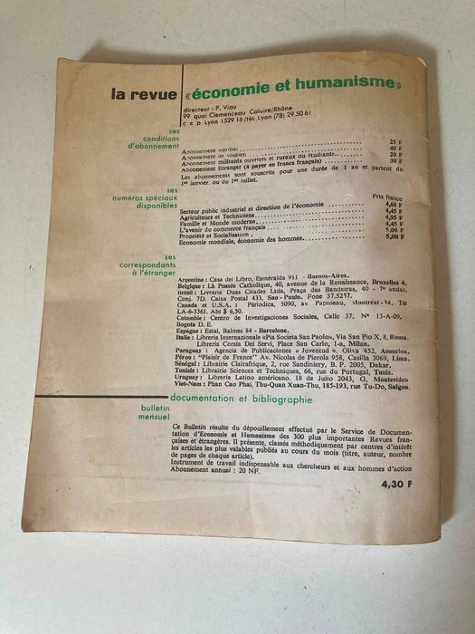 Livro - Économie et Humanisme (ctt editorial grátis)