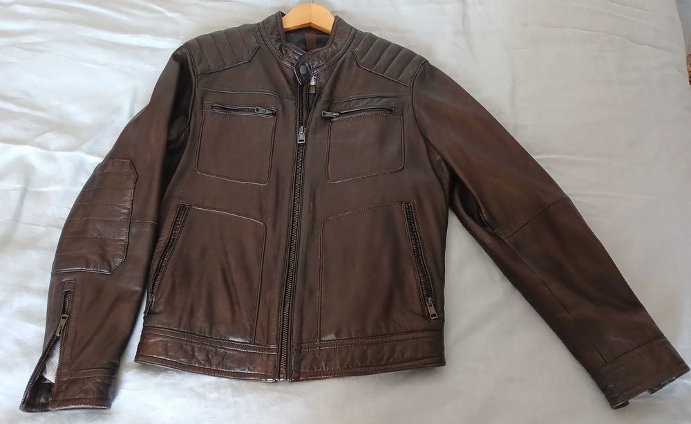 Casaco  de couro