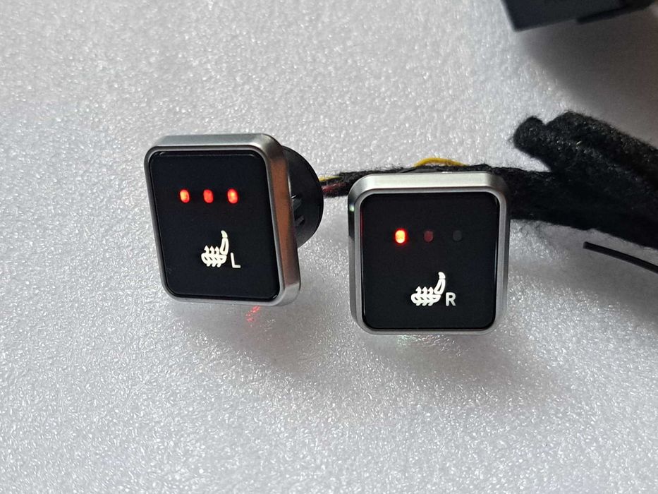 Підігрів сидінь комплект на 2 сидіння Подогрев сидений  углеволокно