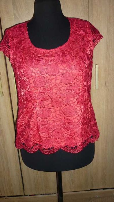 Yaly couture- gipiurowa bluzka r; L
