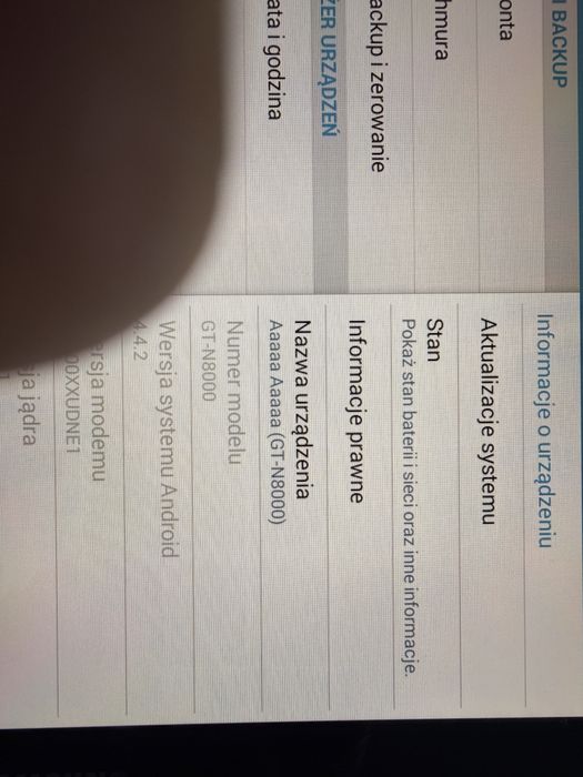 Tablet Samsung galaxy note 10,1