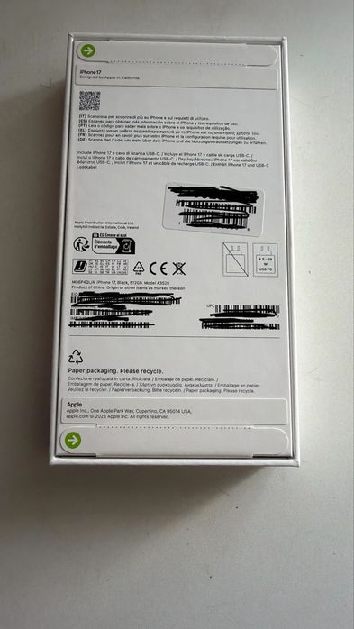 Iphone 17 - 520 GB Novo ainda selado