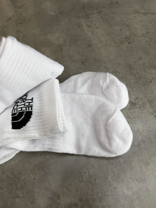 The north face multi sport cush quarter socks white шкарпетки
