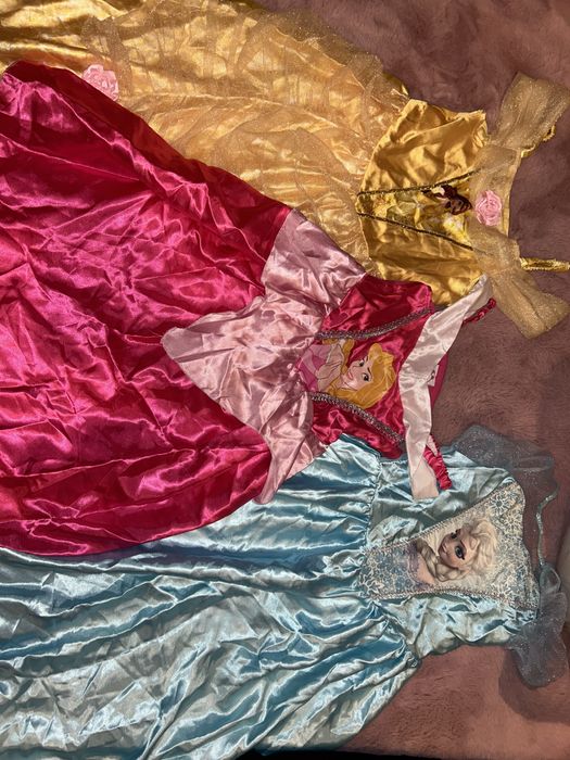 Сукні принцесс , пишні , Disney, Бель , Ельза , Аврора