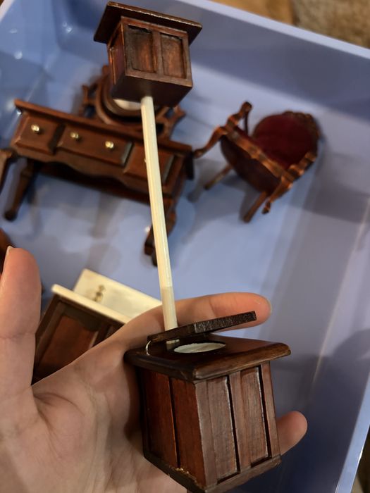 Conjunto mobiliario casa de bonecas