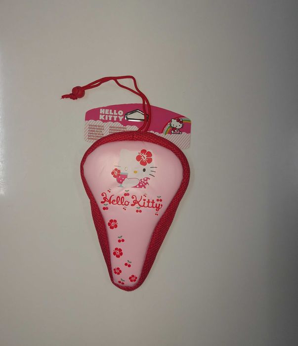 NOVO -Capa Selim de Bicicleta - Hello Kitty