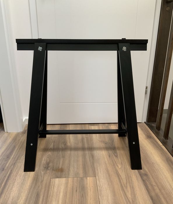 Ikea Oddvald kozioł pod biurko blat czarny