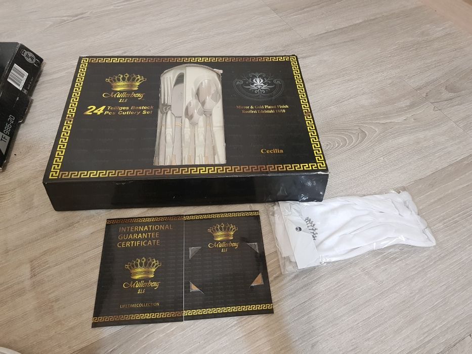 Столовый набор Фирмы Mullerberg 24 предмета (блюдо +тёрка )Zepter