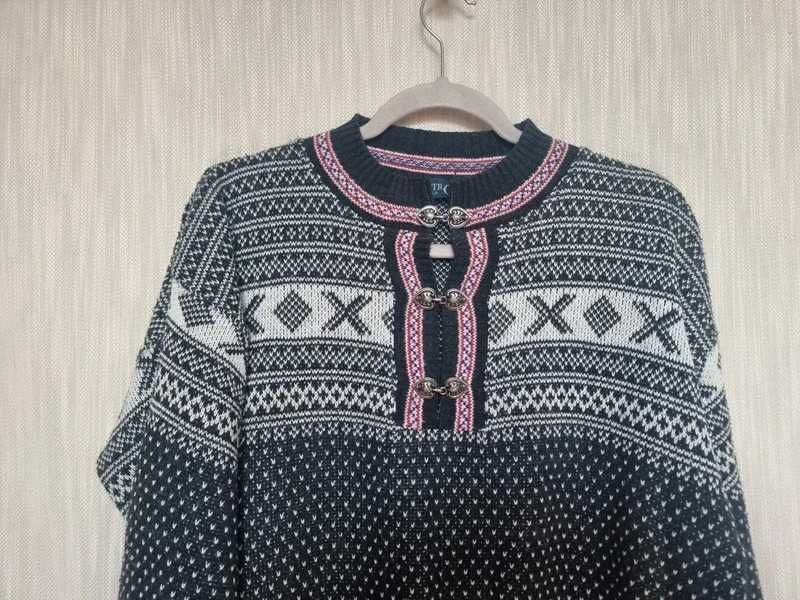 Norweski sweter z wełną