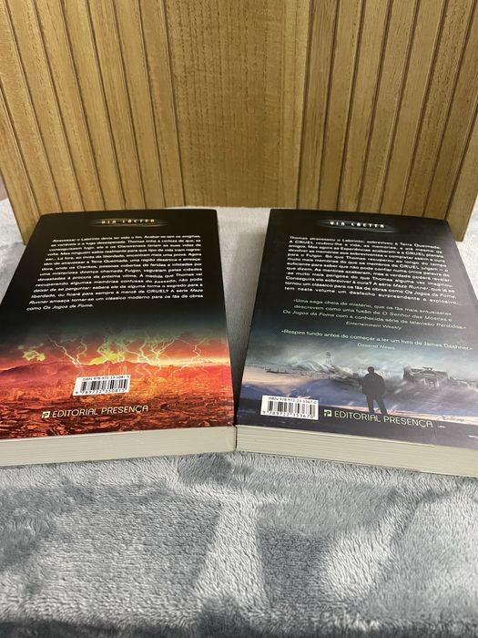 Livros maze runner 2 e 3