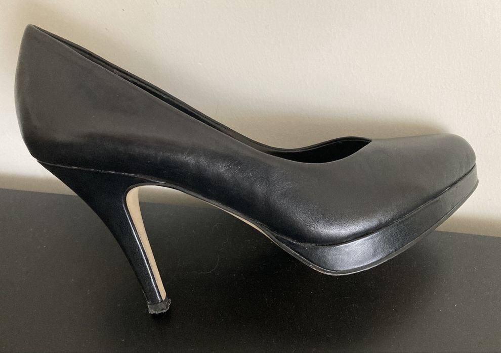 ALDO - Sapato Alto Preto - 37 como novos