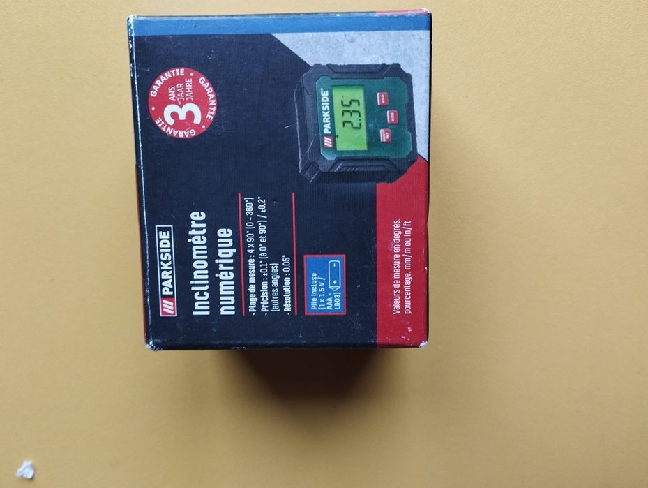 цифровой инклинометр Parkside