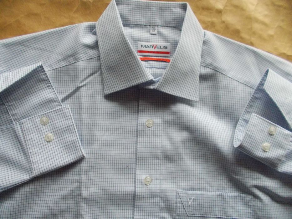 L/XL MARVELIS City Premium , Nowa Koszula Męska L/XL 42,5 cm Germany
