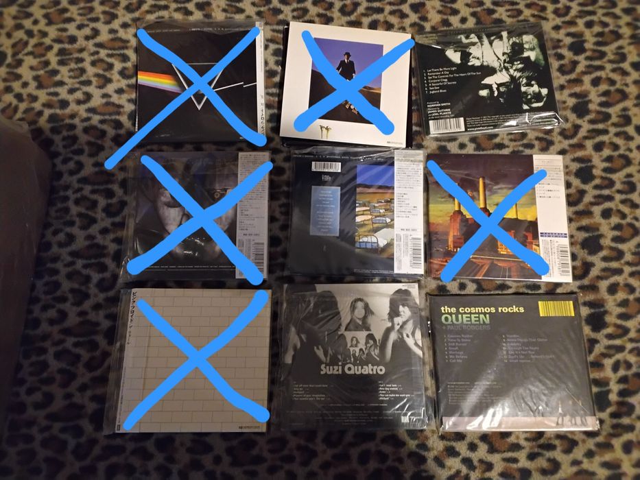 Продам cd  mini vinyl  группы Pink Floyd ,Suzi Quatro,Queen