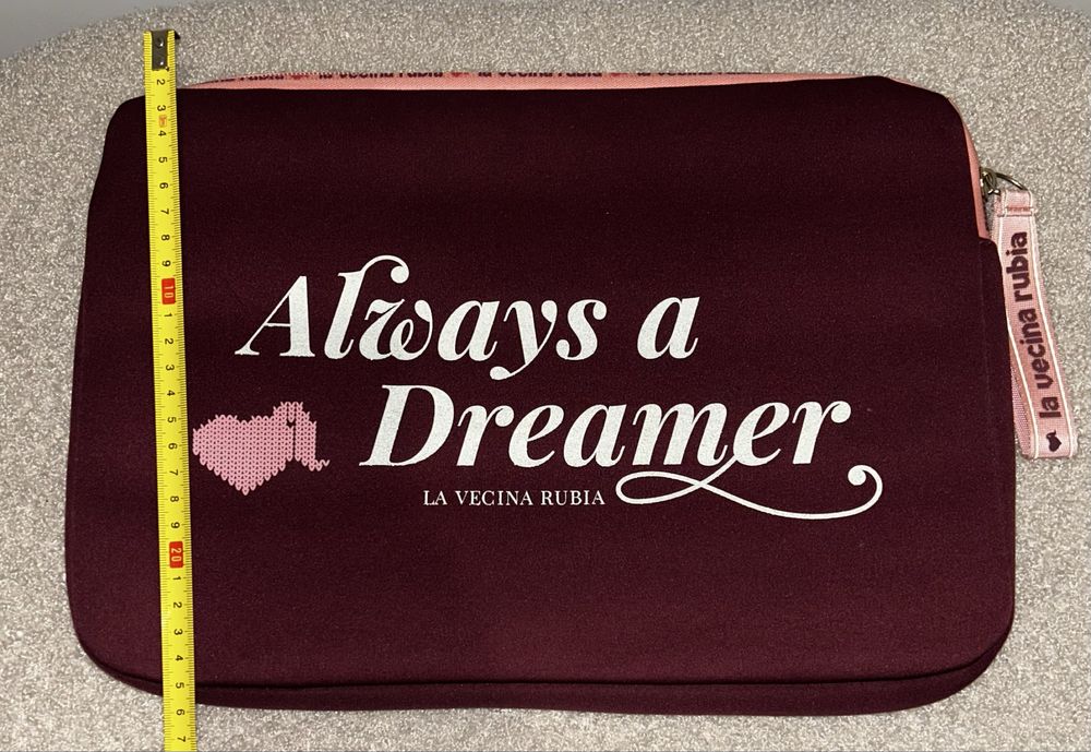 Bolsa para portátil bordô