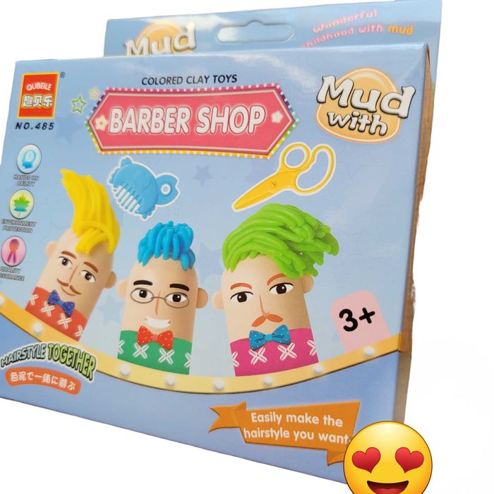 Zestaw fryzjera Barber Shop masa plastyczna ciastolina #345