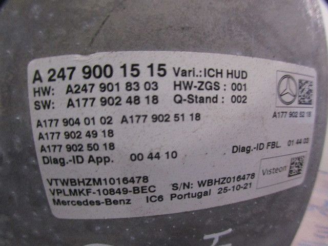 Módulo genérico MERCEDES-BENZ EQB (X243)