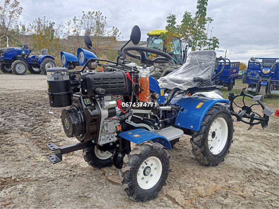 Мототрактор KENTAVR 10D (1350) Дизель 4x4 Кентавр Переломка доставка безкоштовна під ваш двір гарантія сервіс е кредитування скидаемо відео огляд
