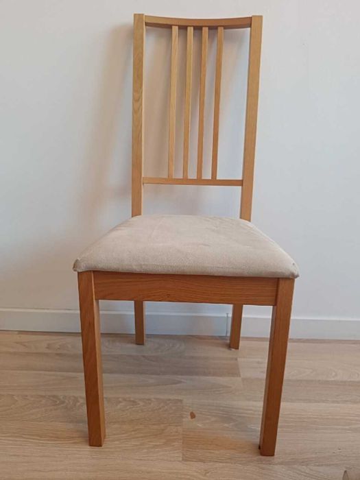 Krzesło dębowe tapicerowane