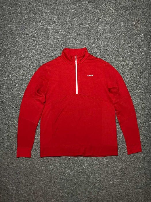 Чоловіче термо лонгслів WEDZE Wool 1/4 Zip - L - ВОВНА