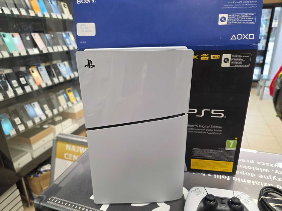 PS5 Digital Edition/ PlayStation 5 Slim Digital Edition 1TB/ +pad/ Grade A/ CFI-2016/ + oryginalny karton