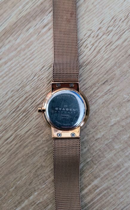 SKAGEN 358SRRD Damski Zegarek na bransolecie złoty