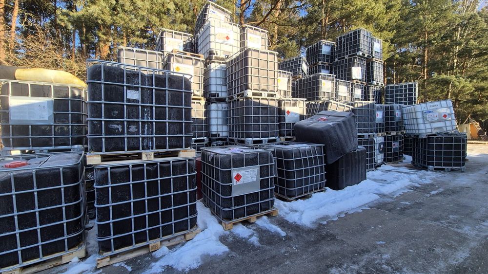 Mauzer , kontener na wodę 1000 L  zbiornik na deszczowke