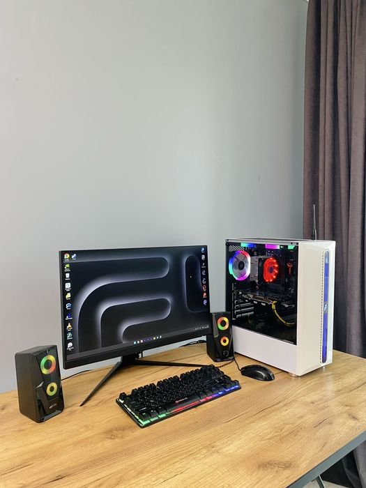 Ігровий / робочий ПК, повний сетап / Ryzen 5 2600 / GTX 1060 6GB / 16GB RAM / 2TB SSD+HDD