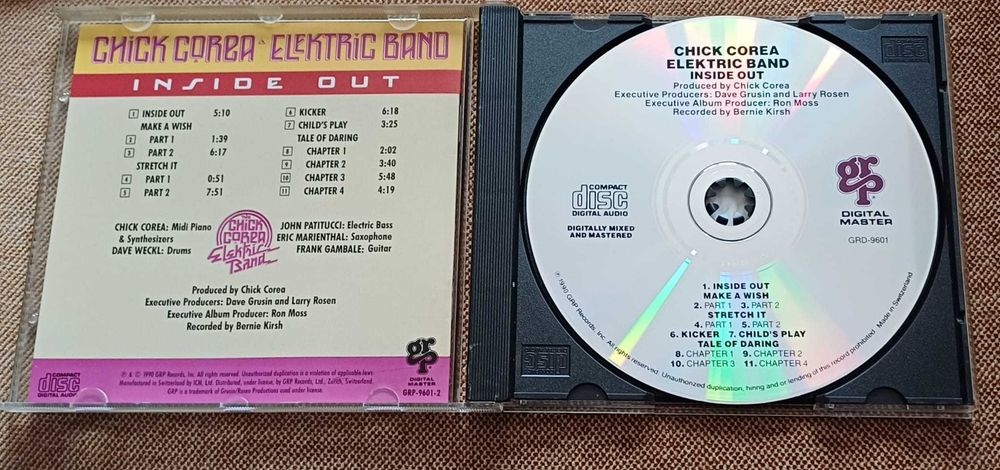 Chick Corea Elektric Band Inside Out GRP