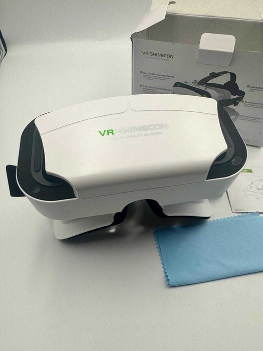 VR Shinecon Okulary VR Gogle 3D białe
