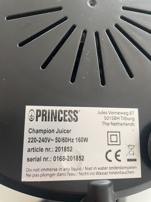 Maquina Sumos laranja  Princess