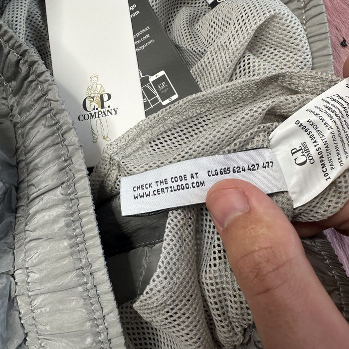 Шорти CP Company Nylon Silver Shorts / Всі розміри