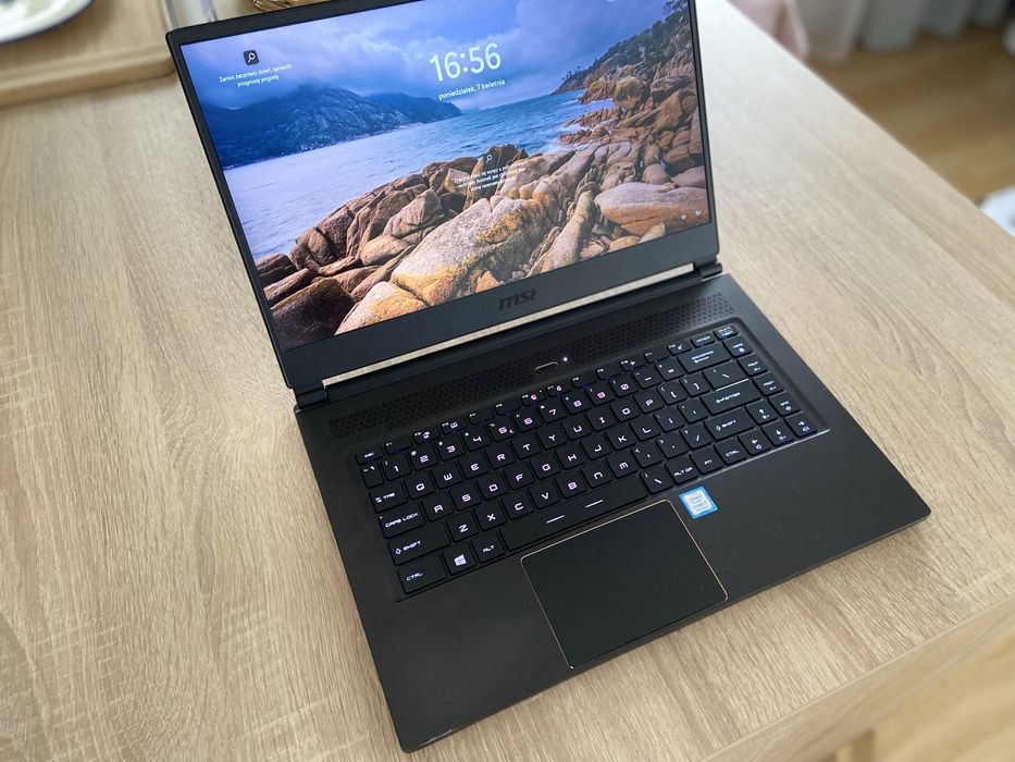 MSI Stealth GS65, laptop gameingowy mocna karta 6GB
