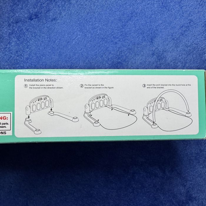 Дитячий музичний розвивальний килимок із дугою Happy Carpet