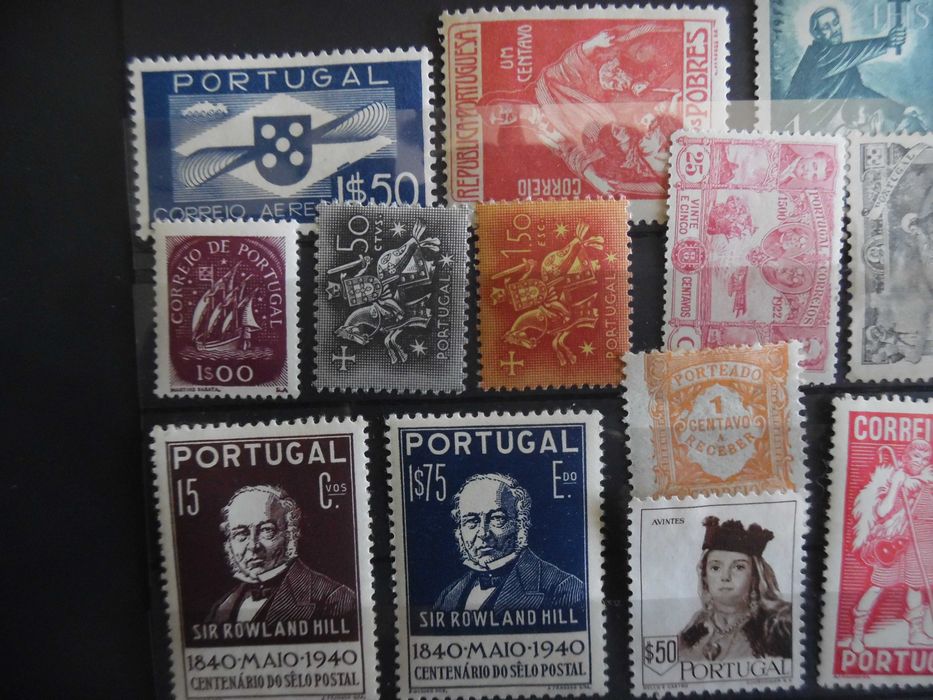 Selos Portugal - Lote de selos NOVOS c/ e s/ charneira e c/ e s/ goma