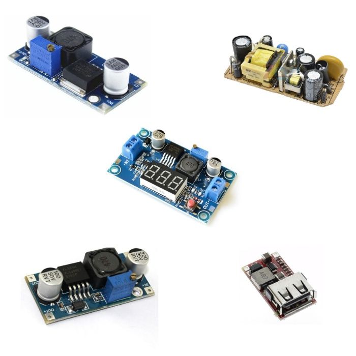 Блок питания, электронные сборки-модули питания, стабилизаторы