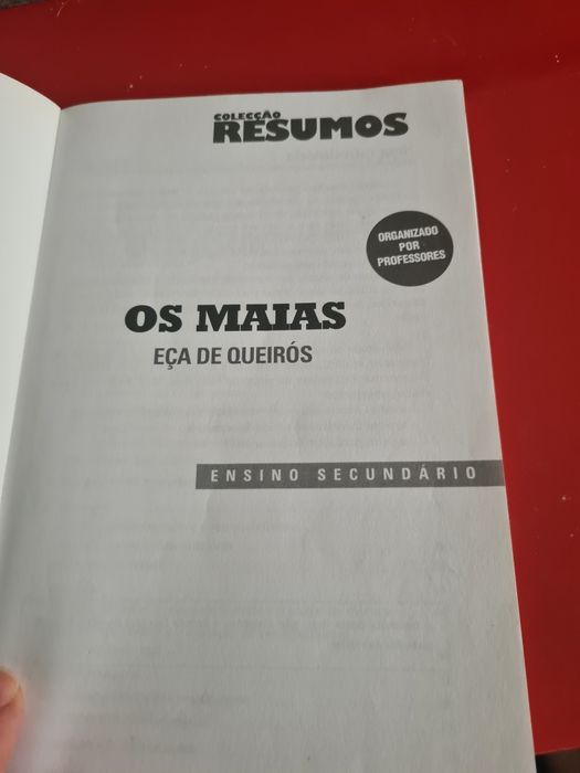 Os Maias. Eça de Queirós. RESUMOS