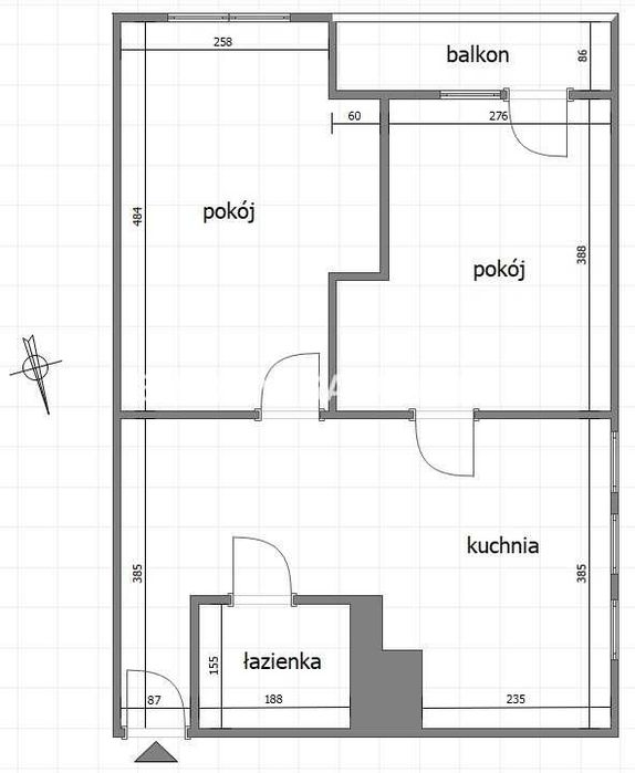 Mieszkanie dwupokojowe z aneksem Ruczaj - Widok 3