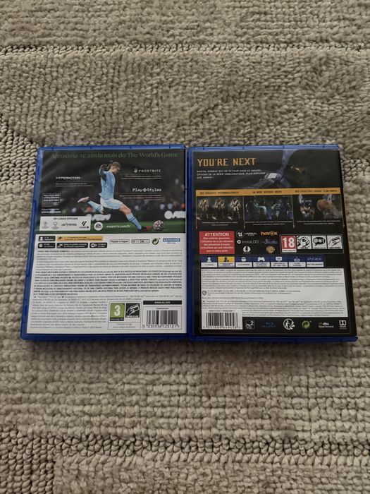 FC24(ps5) mortal kombat 11(ps4)