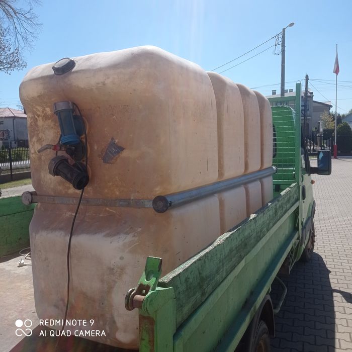 Zbiornik mauser 1600 litrów plus olej opałowy