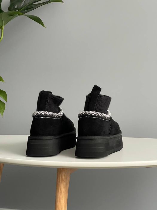 Buty UGG tasman platform sock black