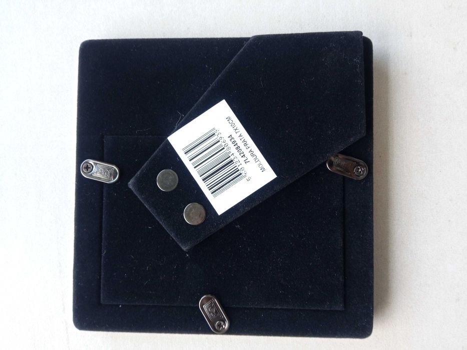 Moldura em prata bebê