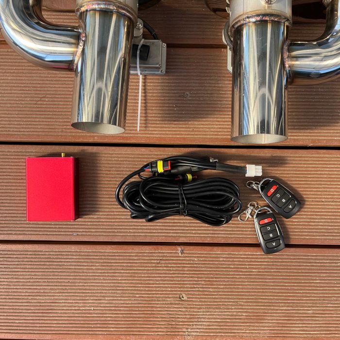 НОВА електрична вакуумна заслонка на вихлопну систему в наявності