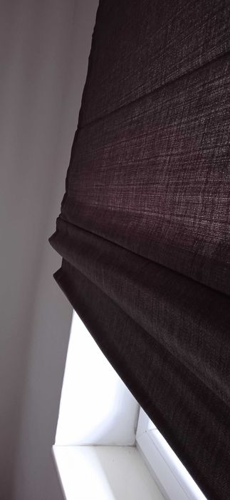 Roleta rzymska brązowa